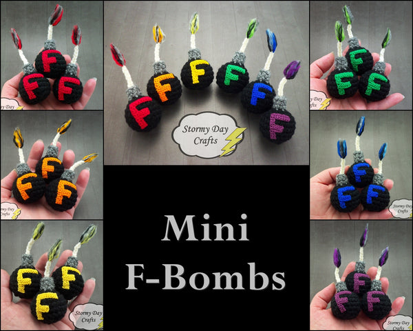 Rainbow Six Pack or Trio of Mini F-Bombs