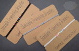 Bright Rainbow Stackable Friendship Bracelet 3 Color Options to Choose From